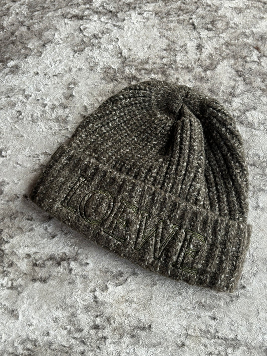 Khaki green beanie