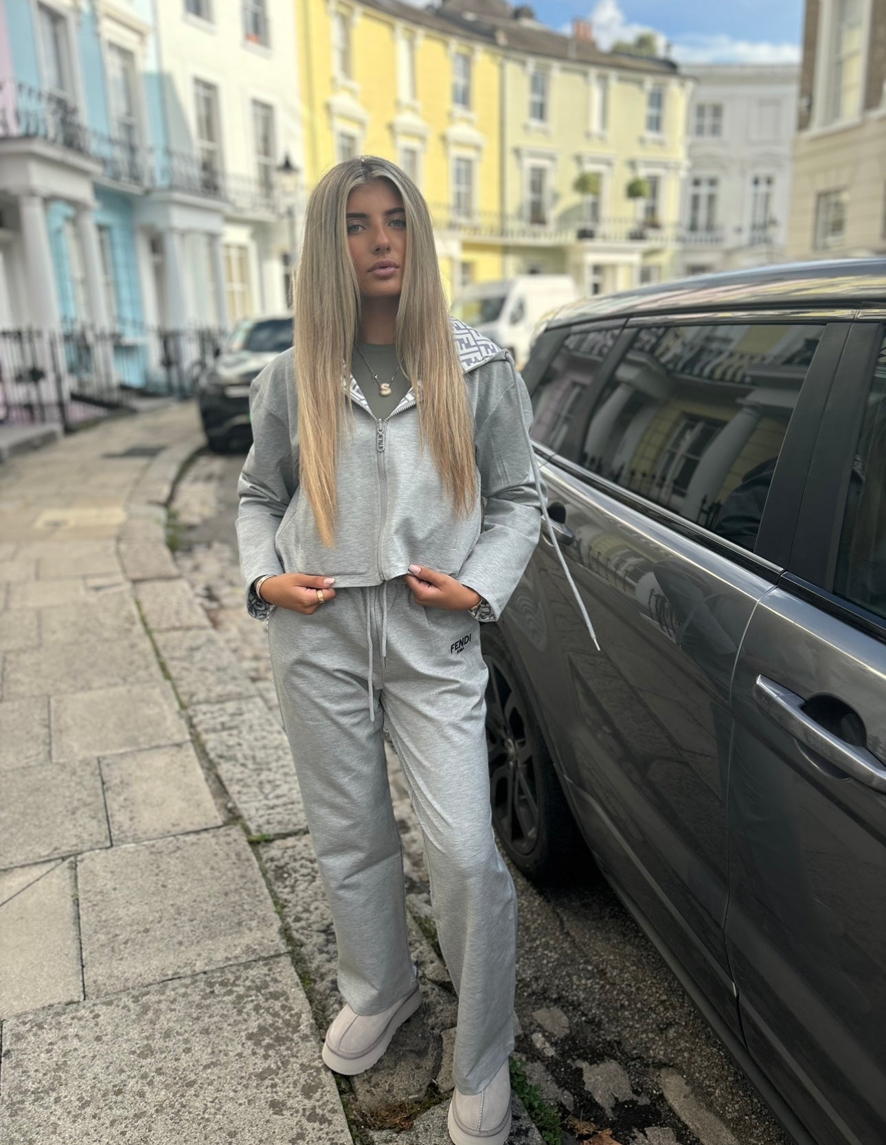 Light grey tracksuit