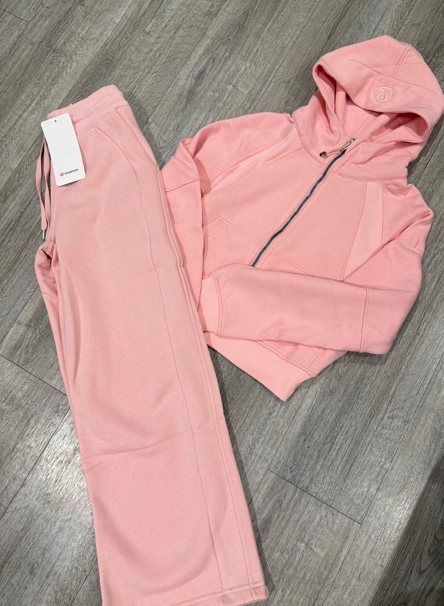 Baby Pink Hooded tracksuit