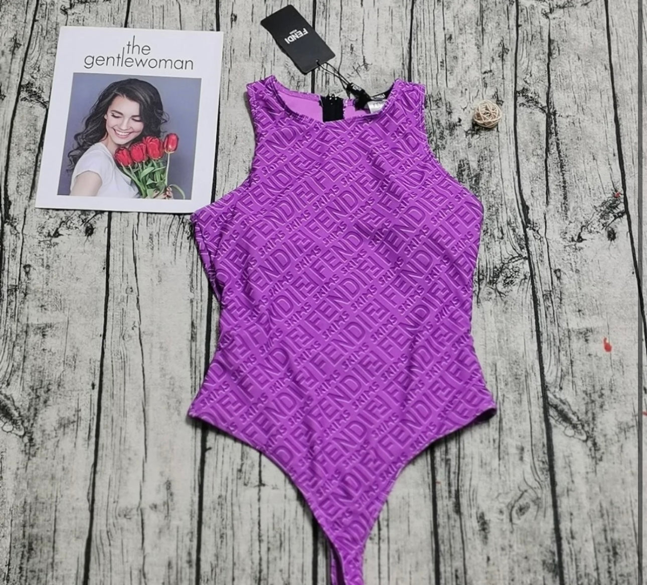 Purple bodysuit