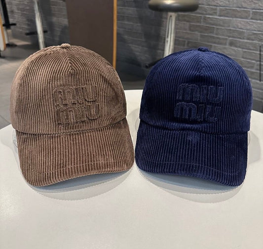 Brown & navy cap