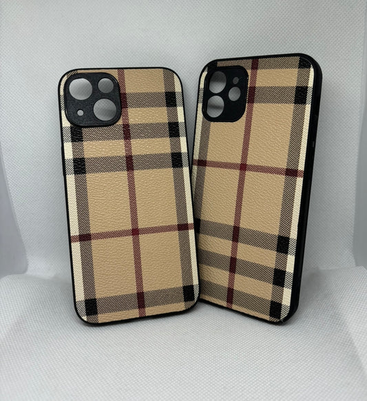 Beige phone case