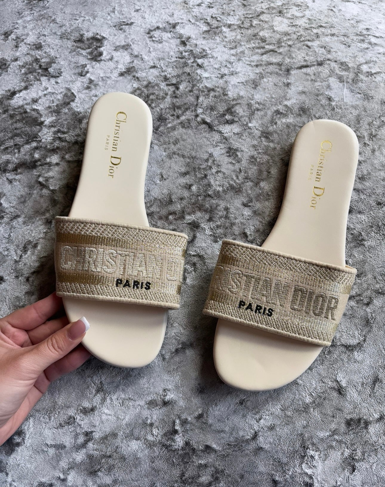 Champagne sandals