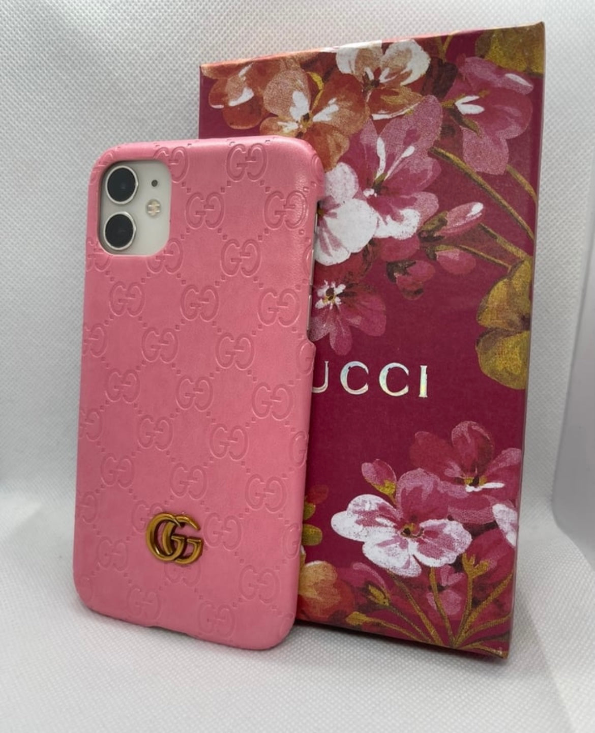 Pink phone case