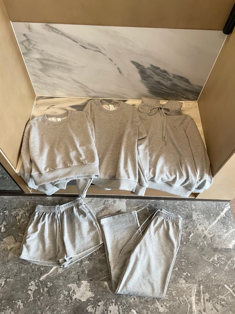 Light grey loungewear