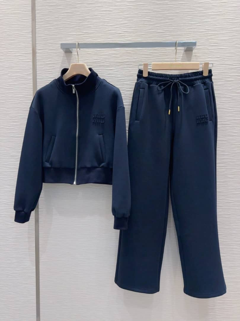 Navy blue tracksuit