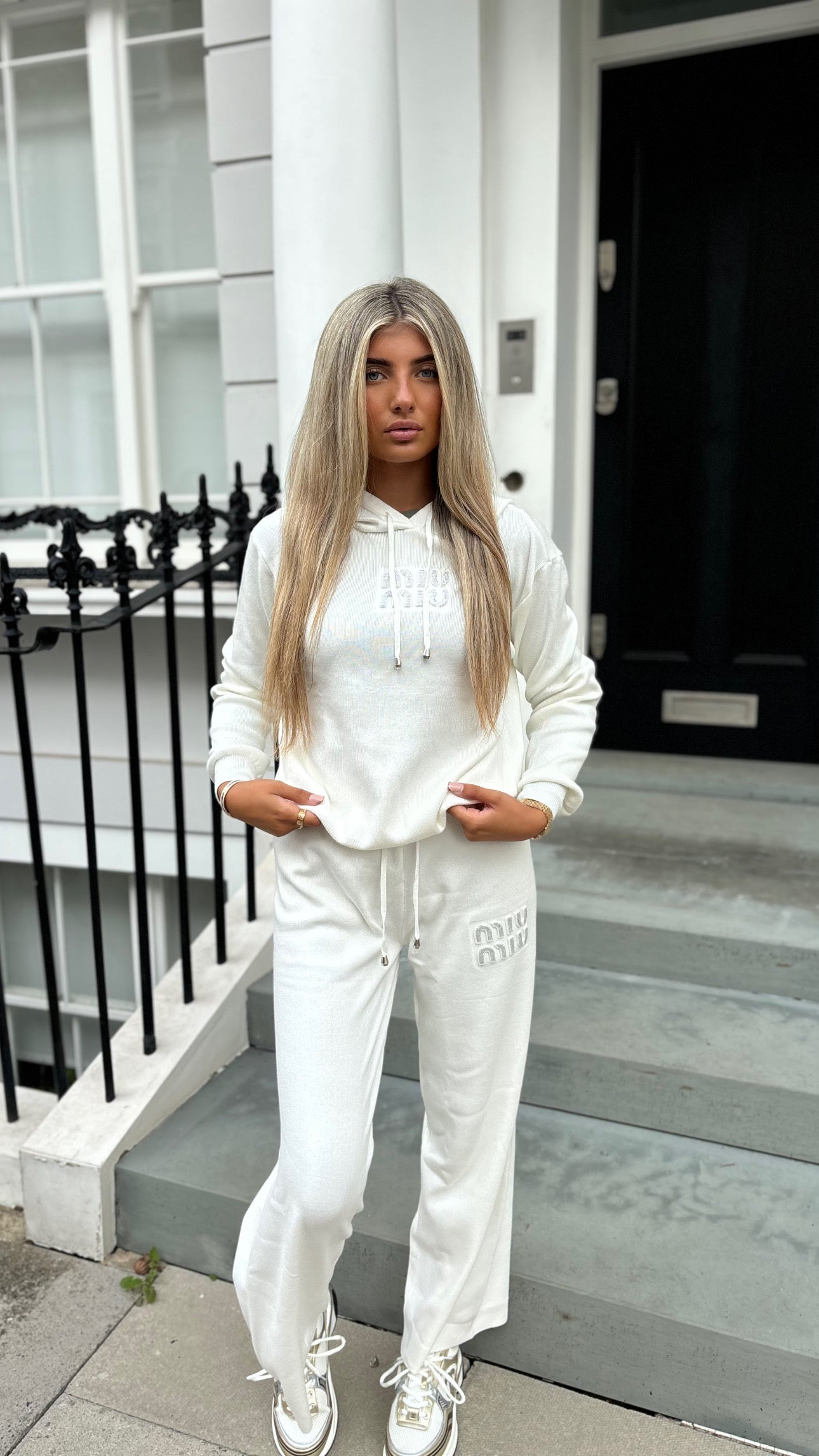 White tracksuit