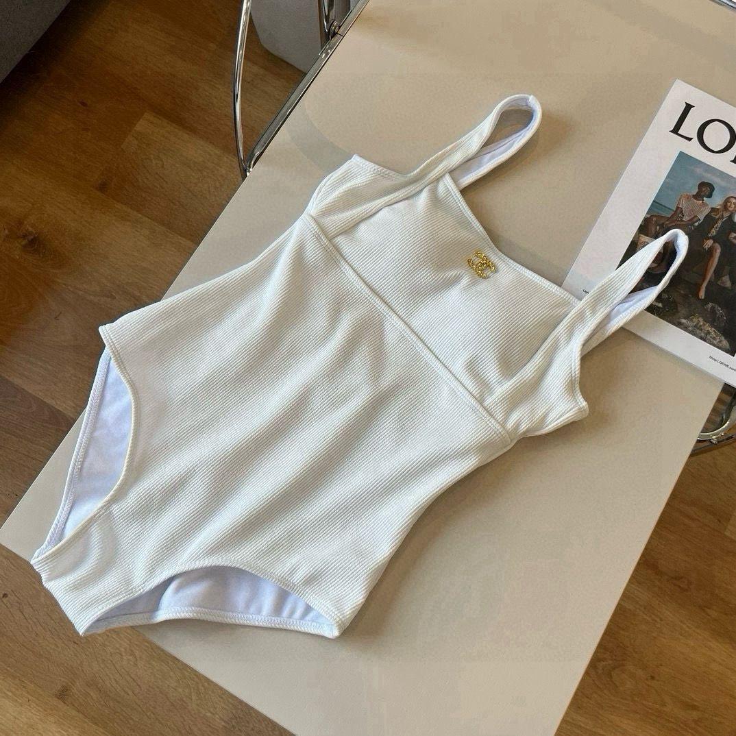 Cream swimsuit