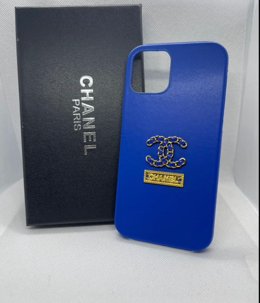 Blue phone case