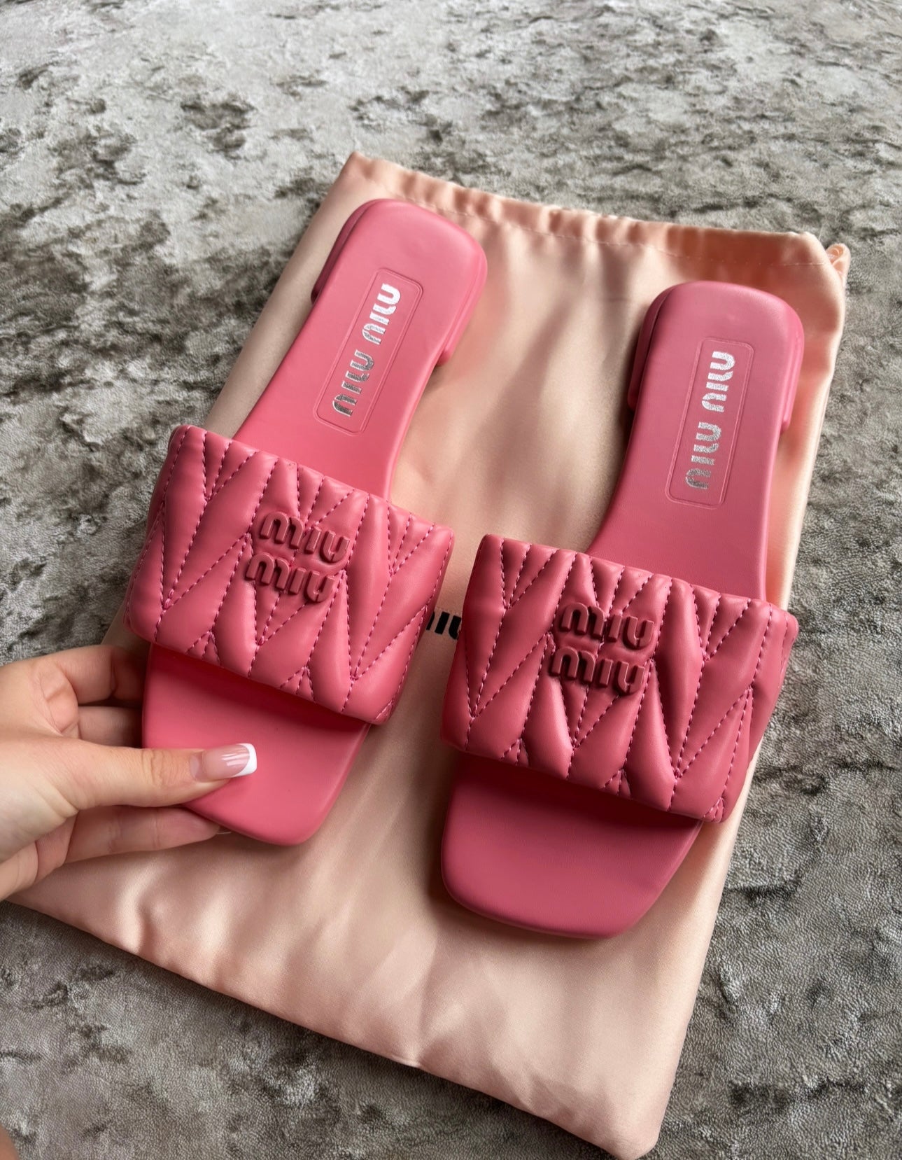 Pink sandals