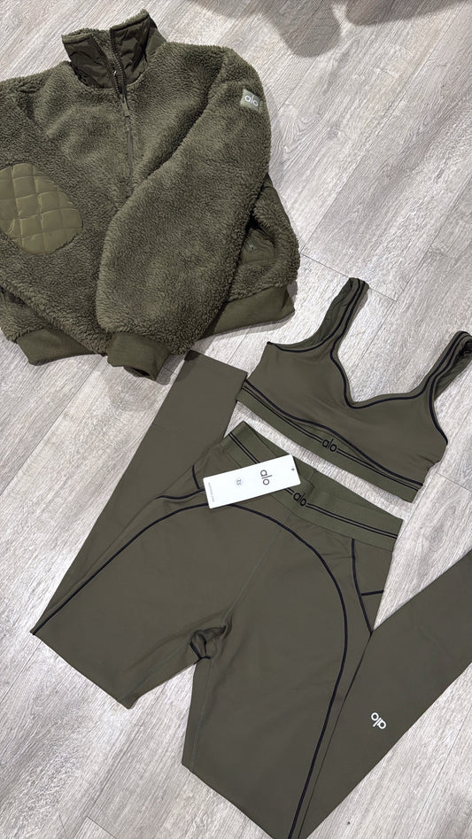Khaki leggings set